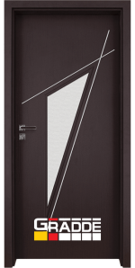 Врата за интериора Граде, модел Kristall - Glas - 4 2, Ribeira